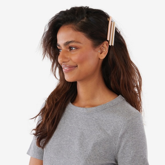 NWT Zaxie Mixed Lucite Bar Clips (6) - Picture 6 of 13